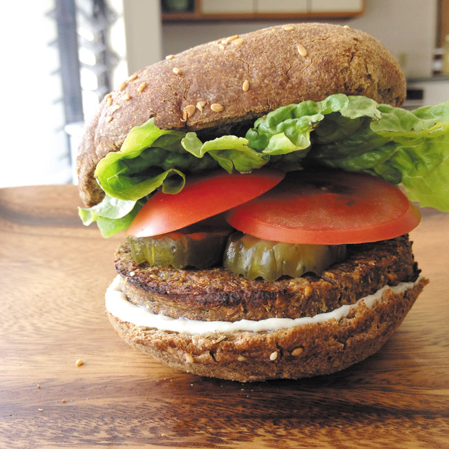 Life Foods Superfood Burger PHOTOS COURTESY ANDREA DEVON BERTOLI 