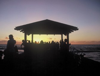 Sunset From  Waikiki Pier