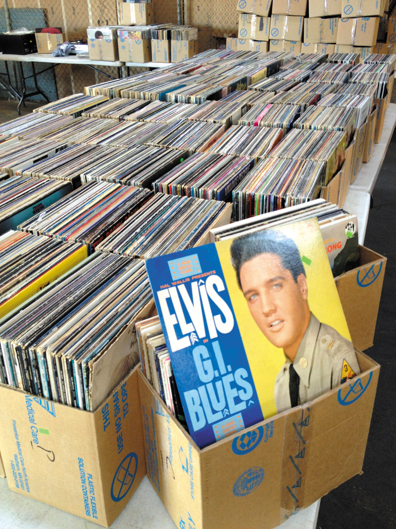 The annual Book & Music Sale features a collection of vinyl, as well as books, CDs and more  