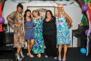 Some of the members of Female Comics of Hawaii (from left): Cameo Lawrence, Michelle Mak, Patrice Scott, Kanoe La'a and Erika Swartzkopf PHOTOS COURTESY ERIKA SWARTZKOPF 