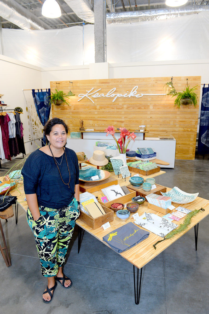 Kealopiko co-owner Jamie Makasobe inside her new storefront