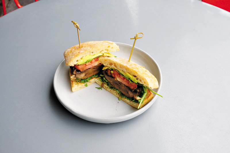 Portobello sandwich