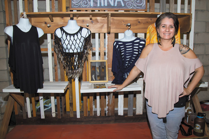 Maile Naehu of MyLei colors all of her clothing by hand with natural dyes 